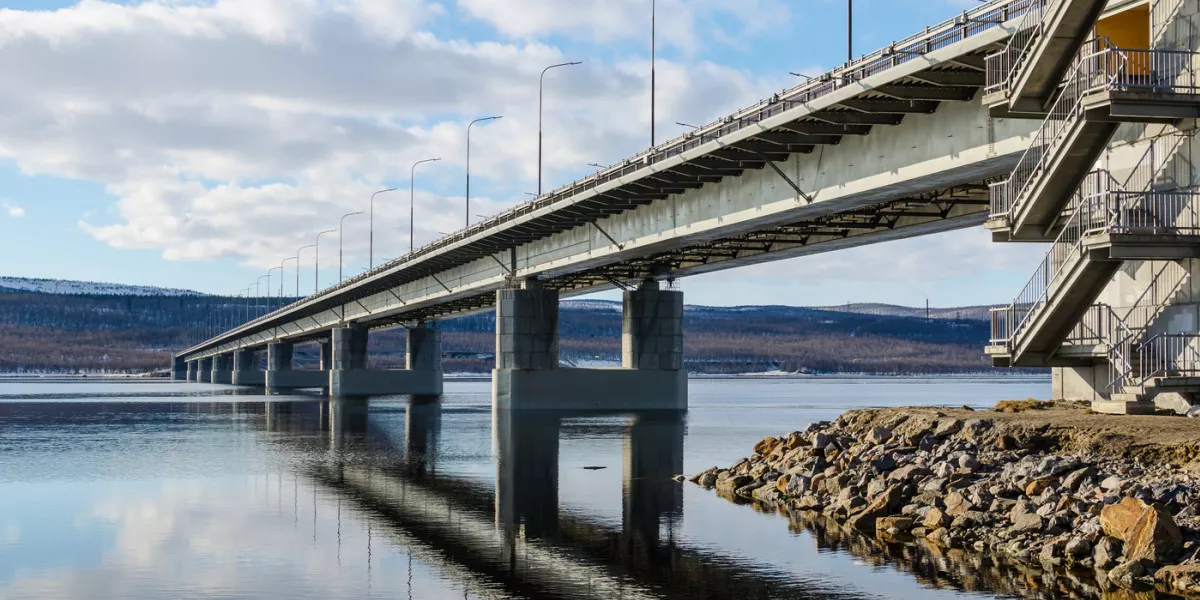 Самый длинный в мире автомобильный мост за полярным кругом отремонтируют в Мурманске по нацпроекту