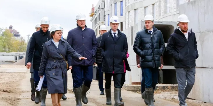 Вице-премьер Чернышенко оценил ход строительства кампуса БФУ им. И. Канта в Калининграде